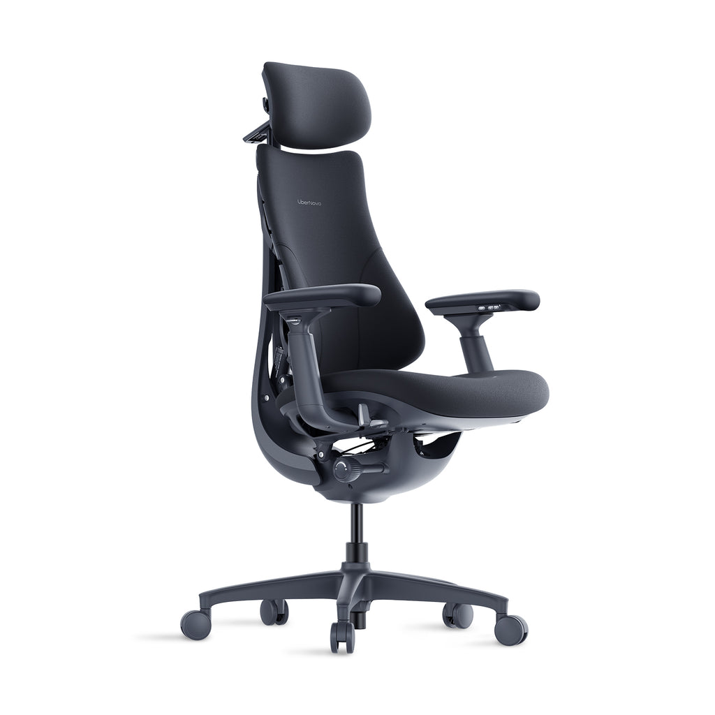 LiberNovo Omni Chaise ergonomique dynamique Noir minuit 48 cm 1 pièce