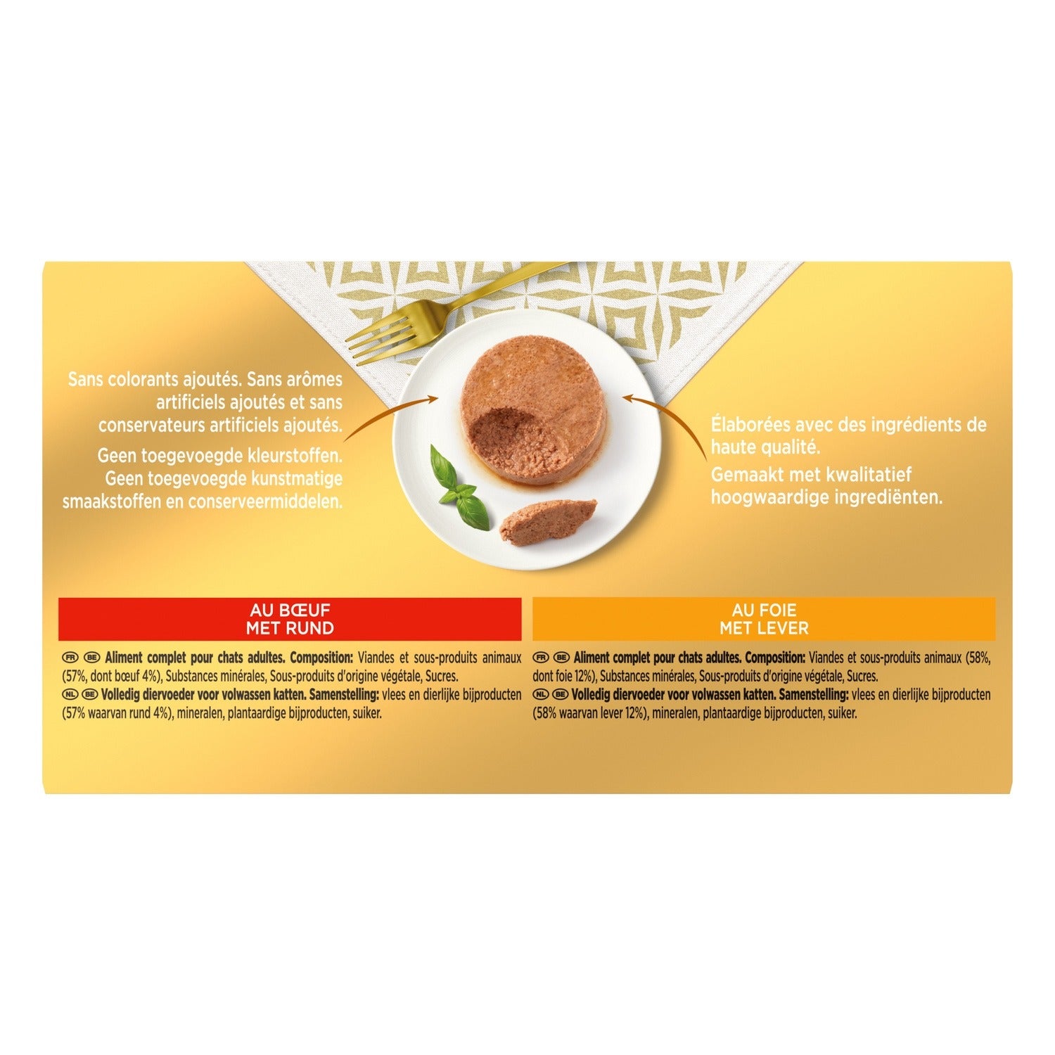 Gourmet Gold Mousse Aliment pour chat Pack assorti - 4 x 85 g