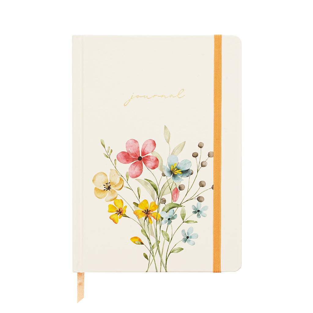 Jubiluu Carnet cartonné A5 avec marque-page, pages lignées, 100 g/m² - motif perroquet tropical