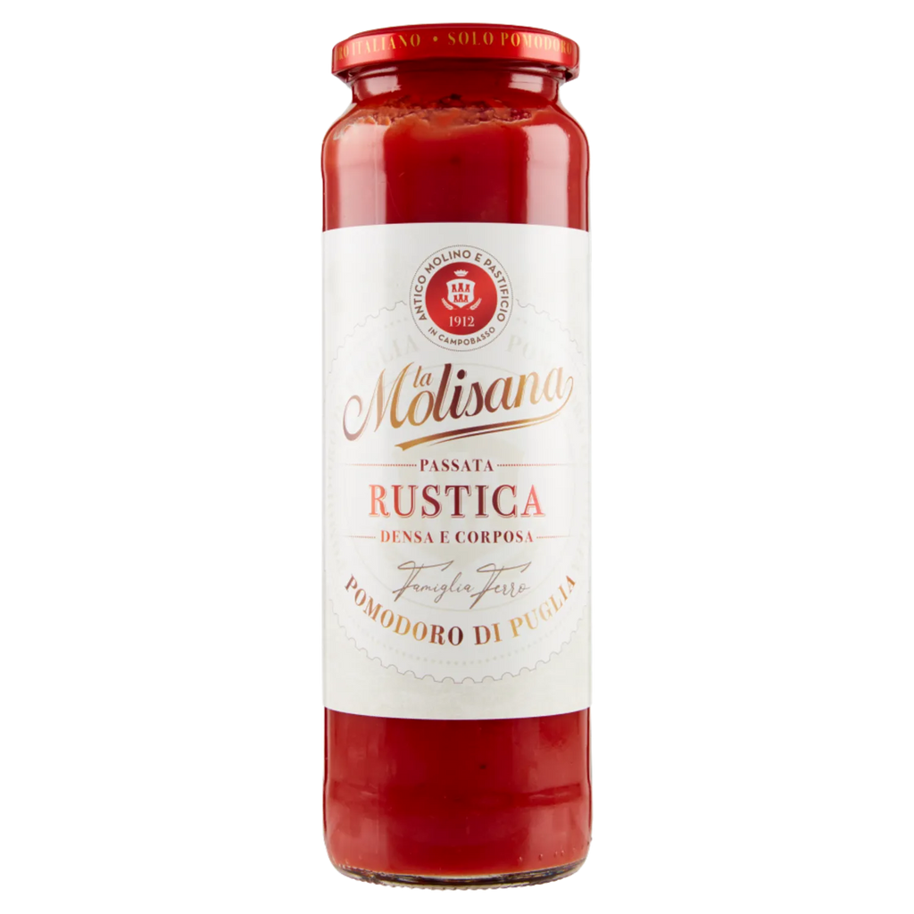 La Molisana Purée de tomates rustique 100 % italienne (Tomates cultivées dans les Pouilles) 690 g