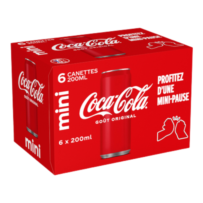 Coca-Cola boisson gazeuse goût original 6 x 20 cl