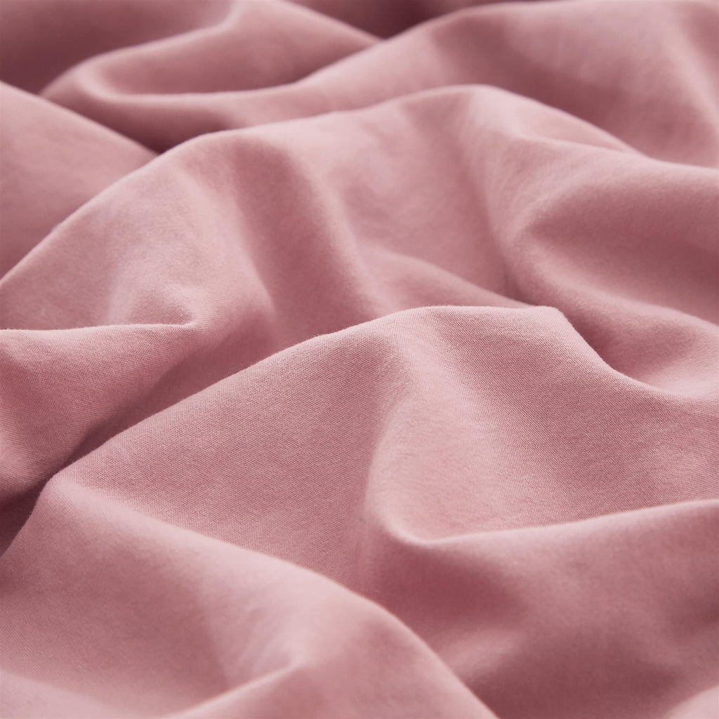 Meeallhome Parure de housse de couette lavée et brossée, 1 housse 200 x 220 cm, 2 taies 80 x 80 cm, Beige rosé