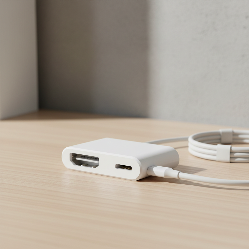 Apple adaptateur Lightning vers AV numérique