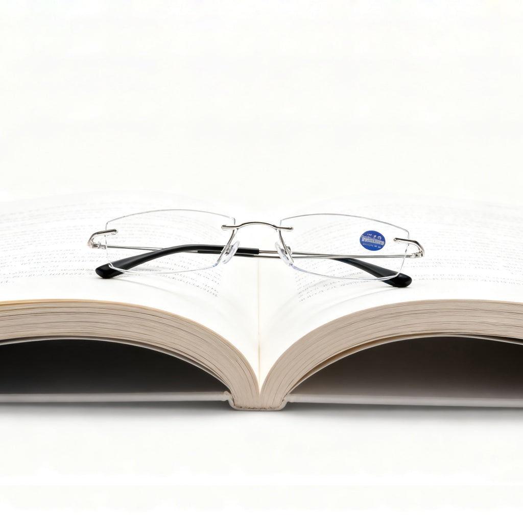 Lunettes de Lecture Sans Monture 350d (Argent)