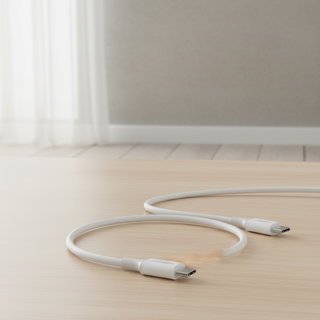 UGREEN câble de charge rapide USB2.0 Type-C double mâle 5A 1m