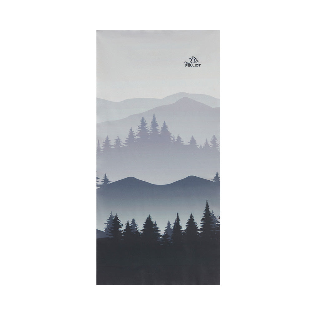 PELLIOT Foulard de tête d'extérieur Gris mouette Unisexe Camping voyage Imperméable durable