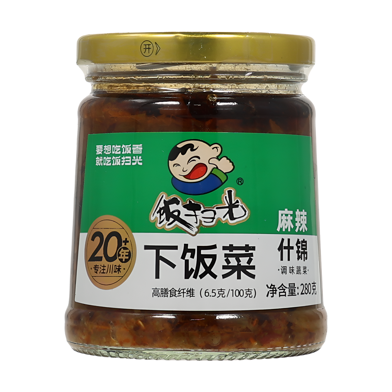 Fan Sao Guang Légumes marinés appétissants - assortiment de légumes épicés 280 g