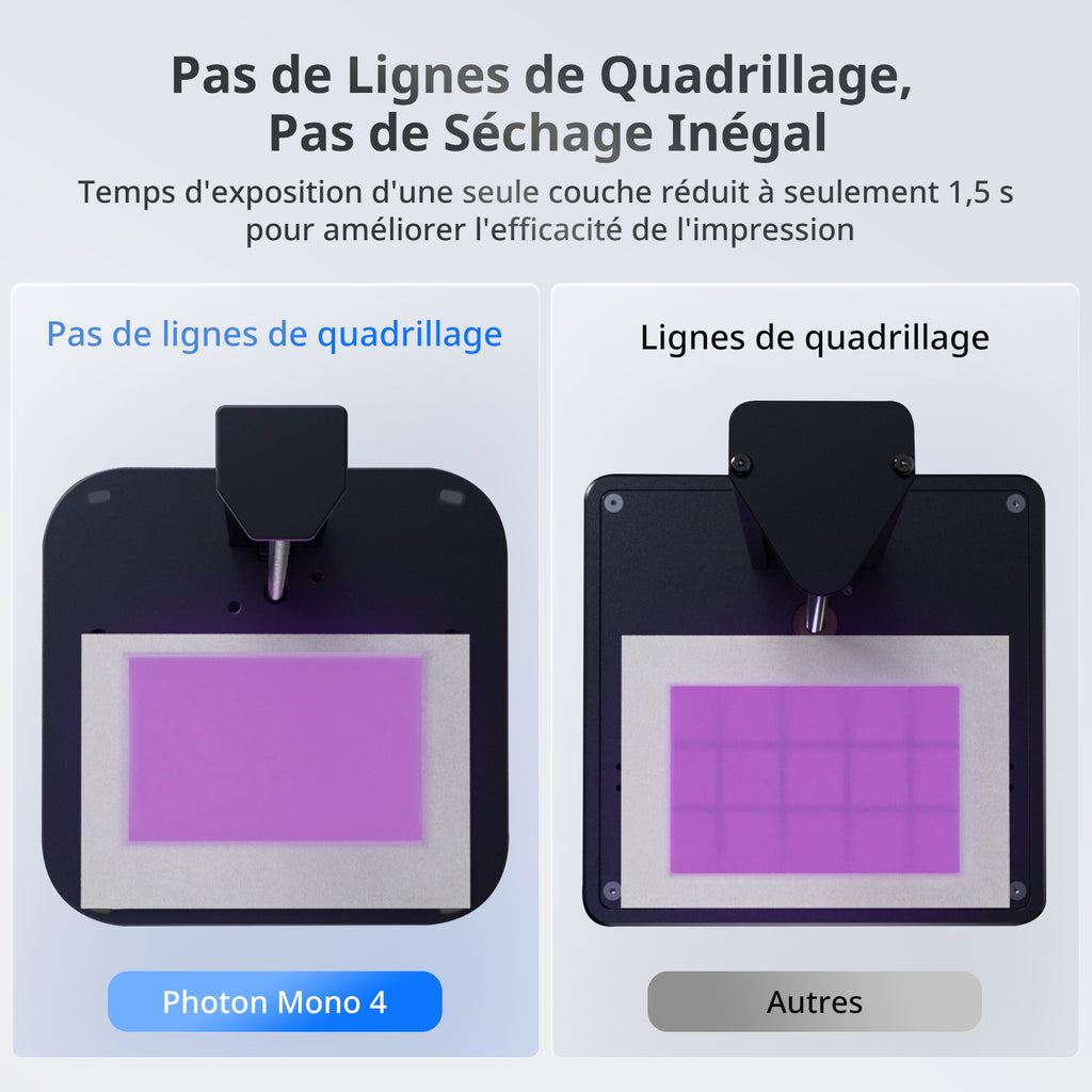 ANYCUBIC JB Version Photon Mono 4 10K Imprimante 3D Résine, écran LCD monochrome 7 pouces, source lumineuse LighTurbo Matrix, impression haute vitesse jusqu'à 70 mm/h