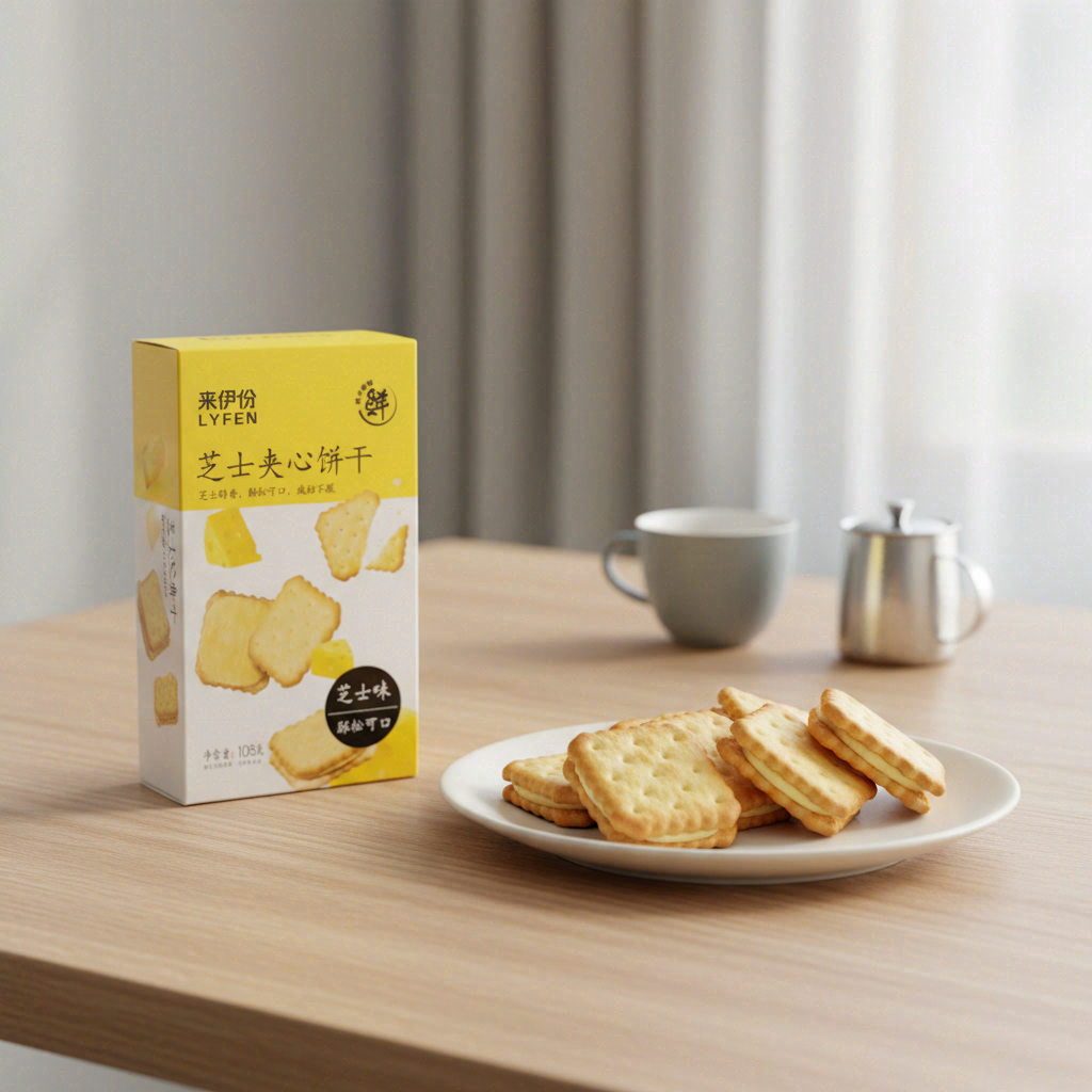Lai Yi Fen Biscuits fourrés au fromage - 108 g