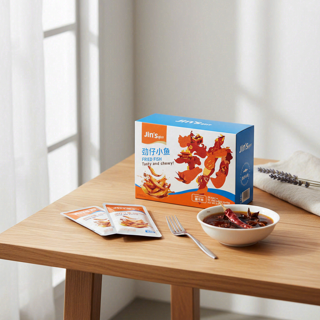 Jin Zai Petits poissons en sauce savoureuse 240 g (12 g × 20)