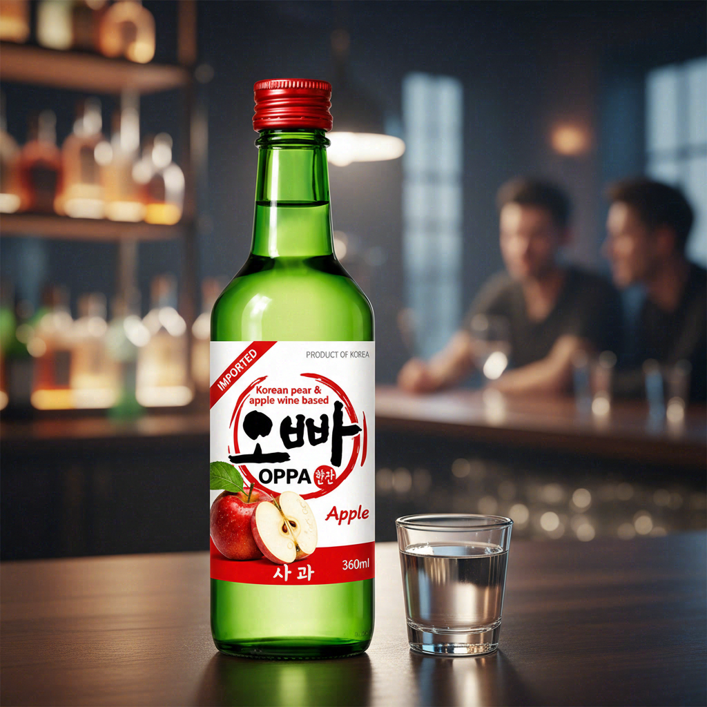 OPPA Soju pomme 12 % - 360 ml