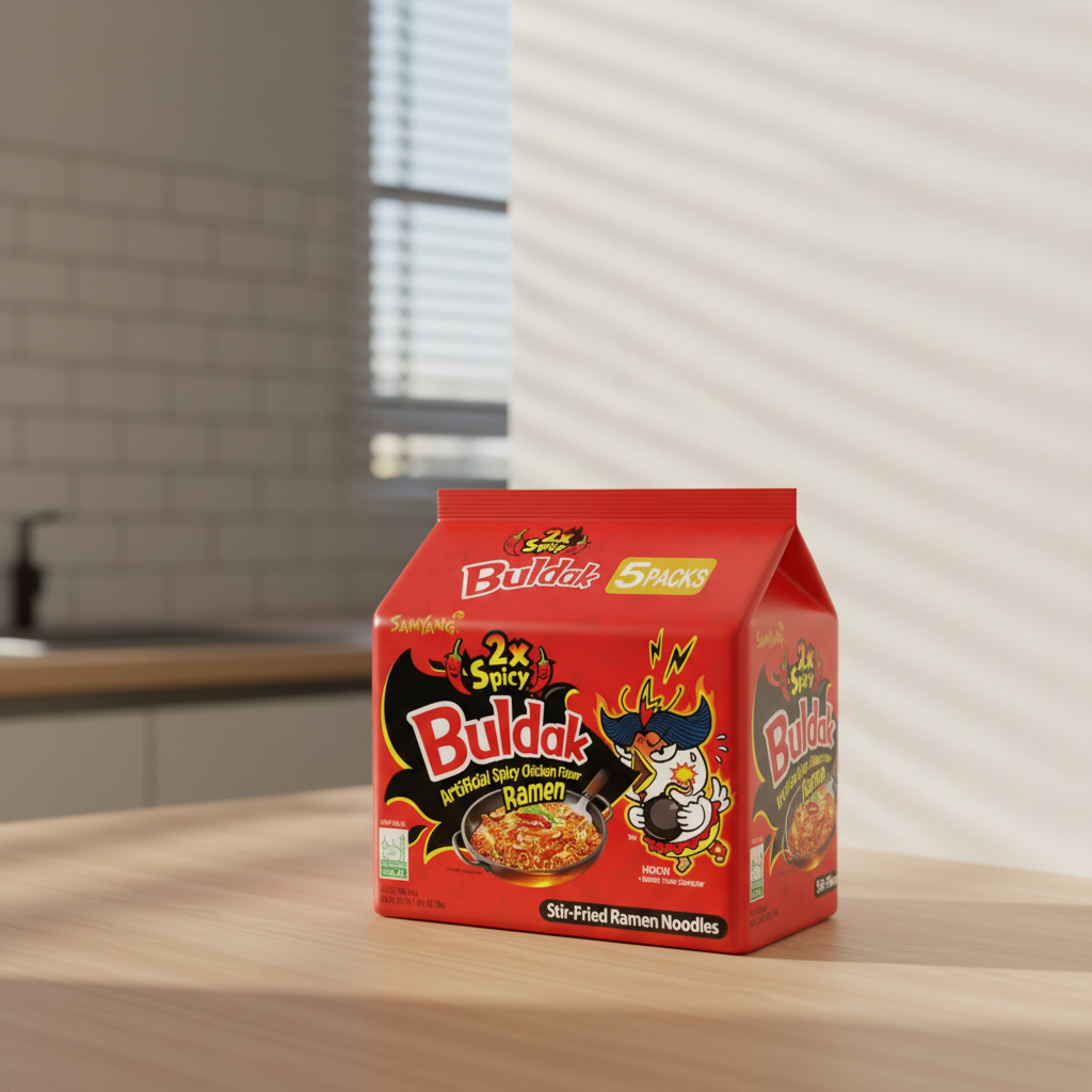 Samyang Buldak Nouilles instantanées saveur poulet épicé original - 40 x 140 g