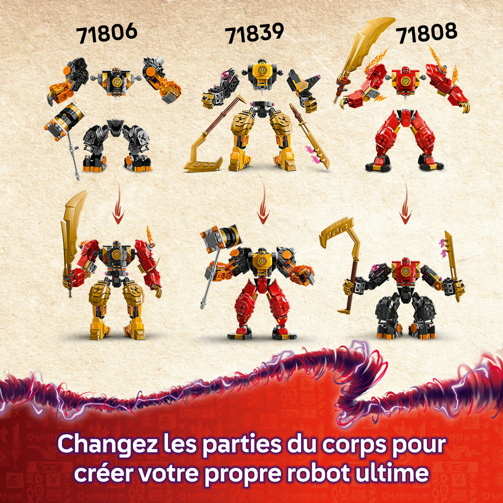 LEGO Ninjago 71839 Le robot de Spinjitzu d’Arin
