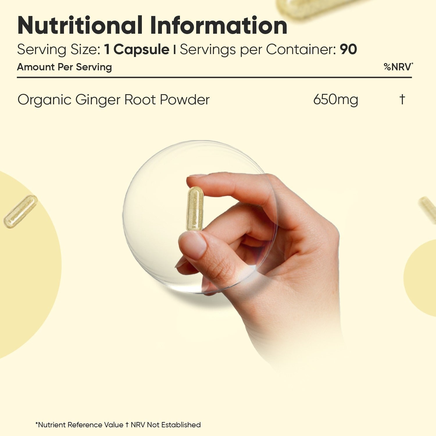 WeightWorld Certifié (Bio) Gingembre 650 mg 90 gélules