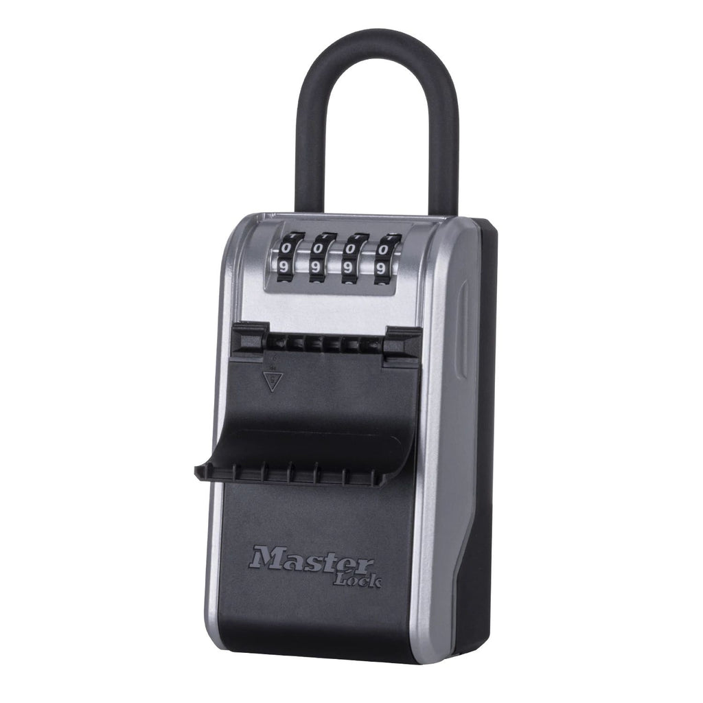 Master Lock 5480EURD boîte à clés sécurisée au design innovant, avec anneau de fixation, grande capacité, haute sécurité