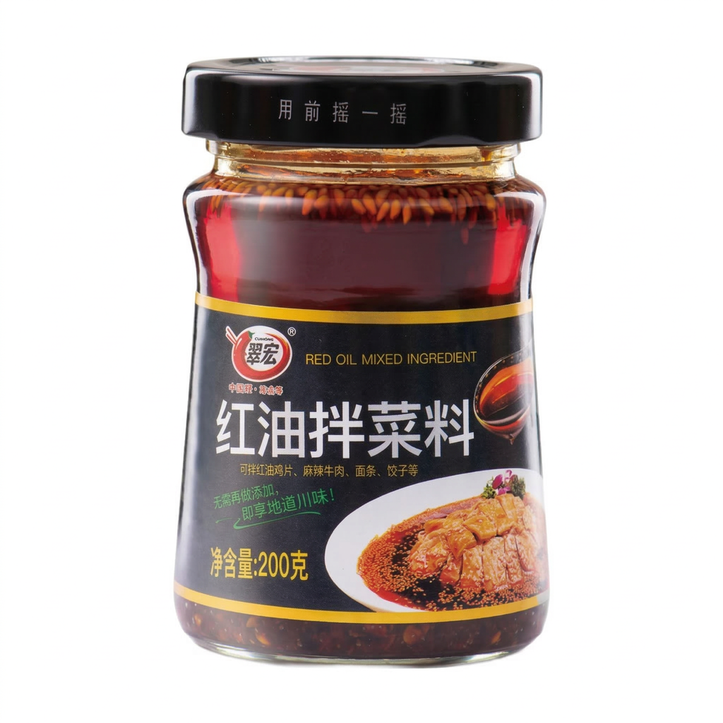 CUIHONG Sauce à l'huile rouge - 200 g