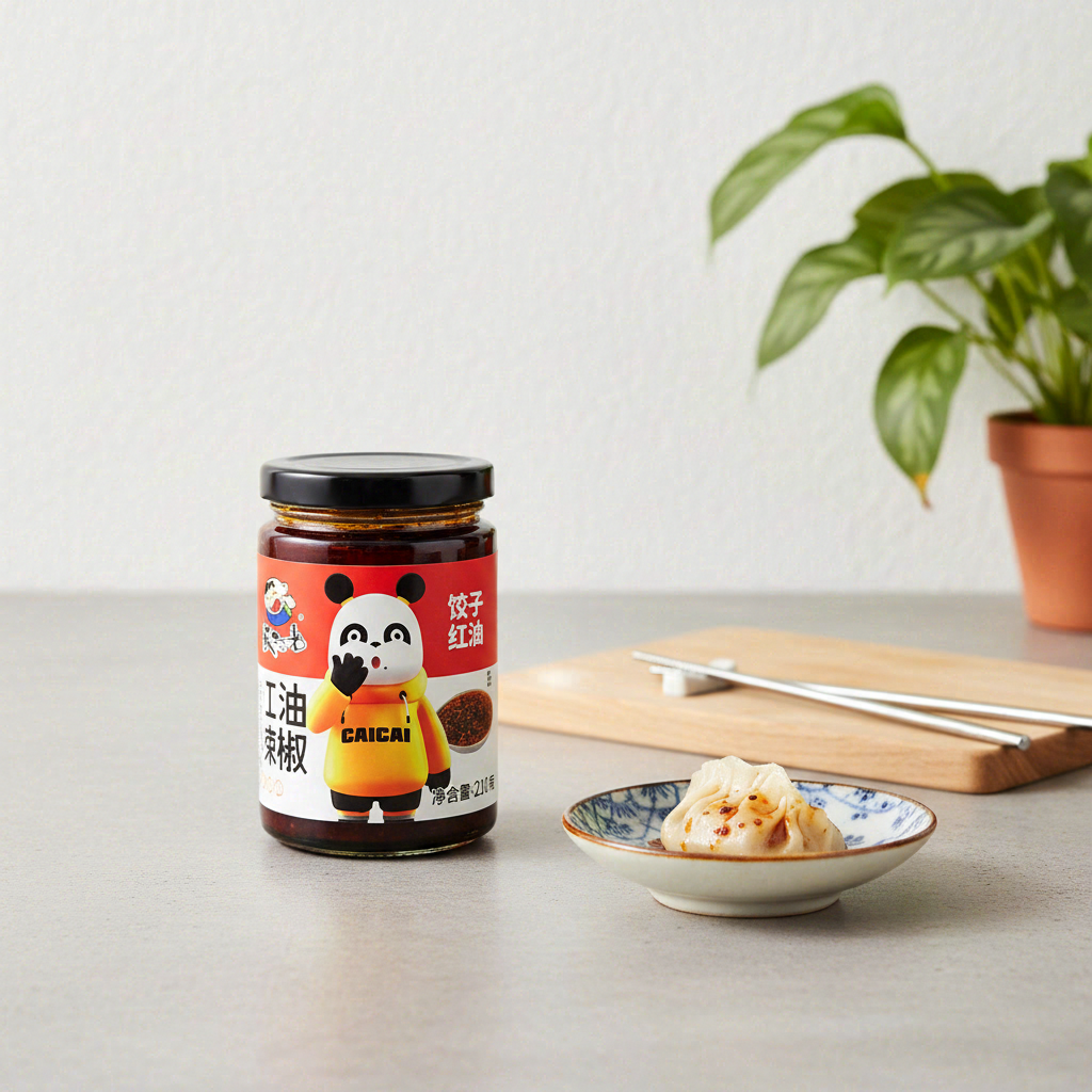 Fan Sao Guang Huile de piment pour raviolis - 210 g