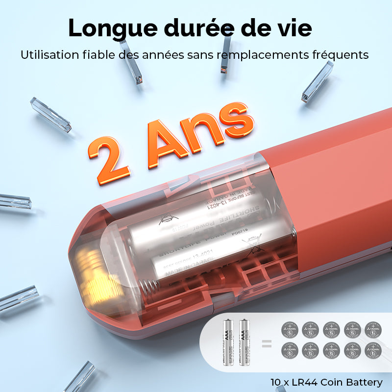 ETENWOLF T300 Plus Manomètre numérique de pression des pneus 200 PSI, avec écran LED lumineux et adaptateur de valve Presta - Orange vif