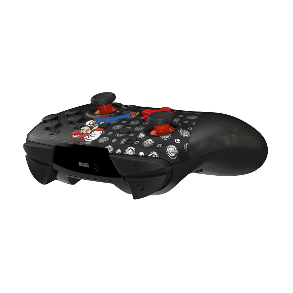 Turtle Beach Rematch Super Mario Jump Manette Sans Fil Sans Fil - Joystick TMR, Batterie 40 Heures, Bouton C pour GameChat, 2 Boutons Programmables - Nintendo Switch 2, Switch OLED