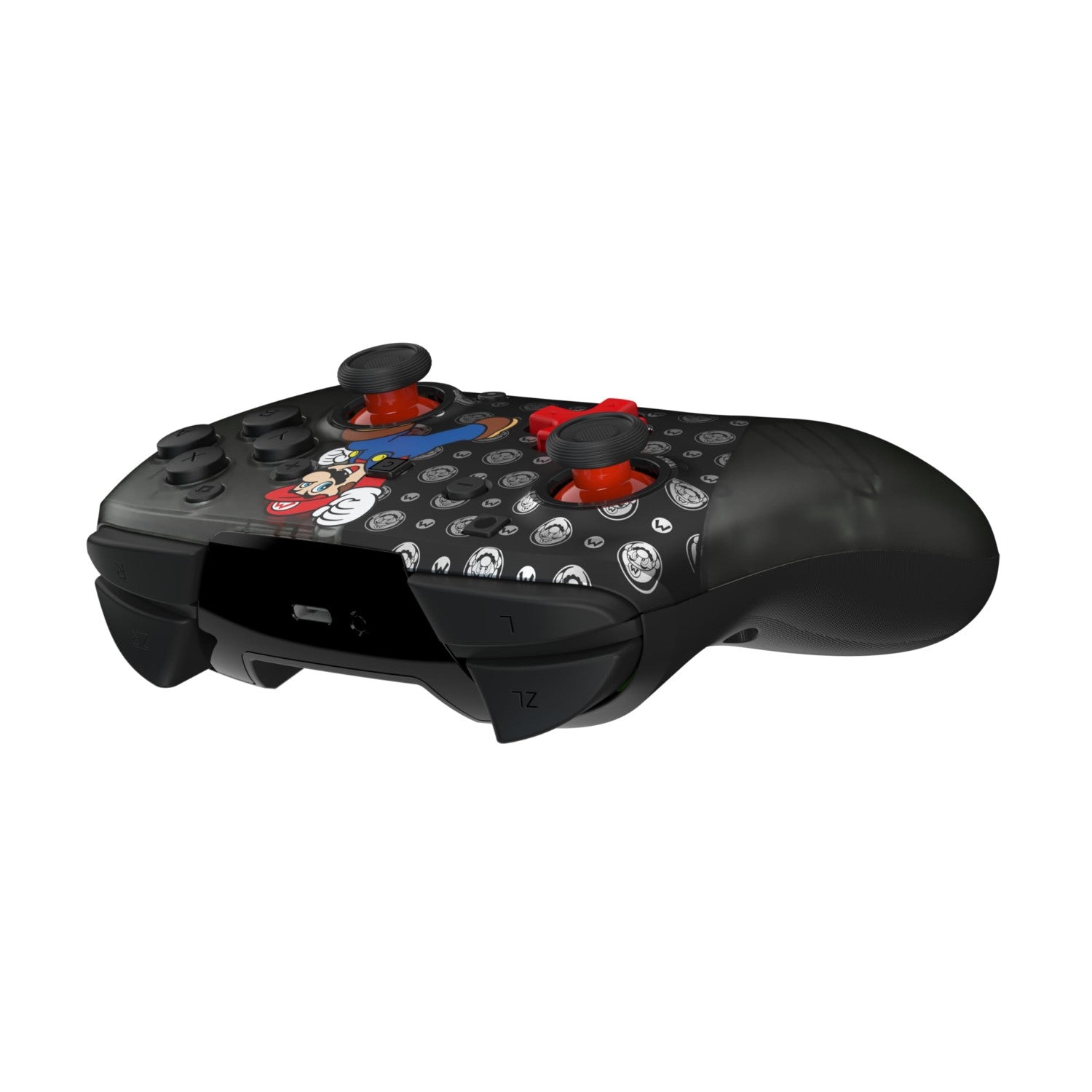 Turtle Beach Rematch Super Mario Jump Manette Sans Fil Sans Fil - Joystick TMR, Batterie 40 Heures, Bouton C pour GameChat, 2 Boutons Programmables - Nintendo Switch 2, Switch OLED