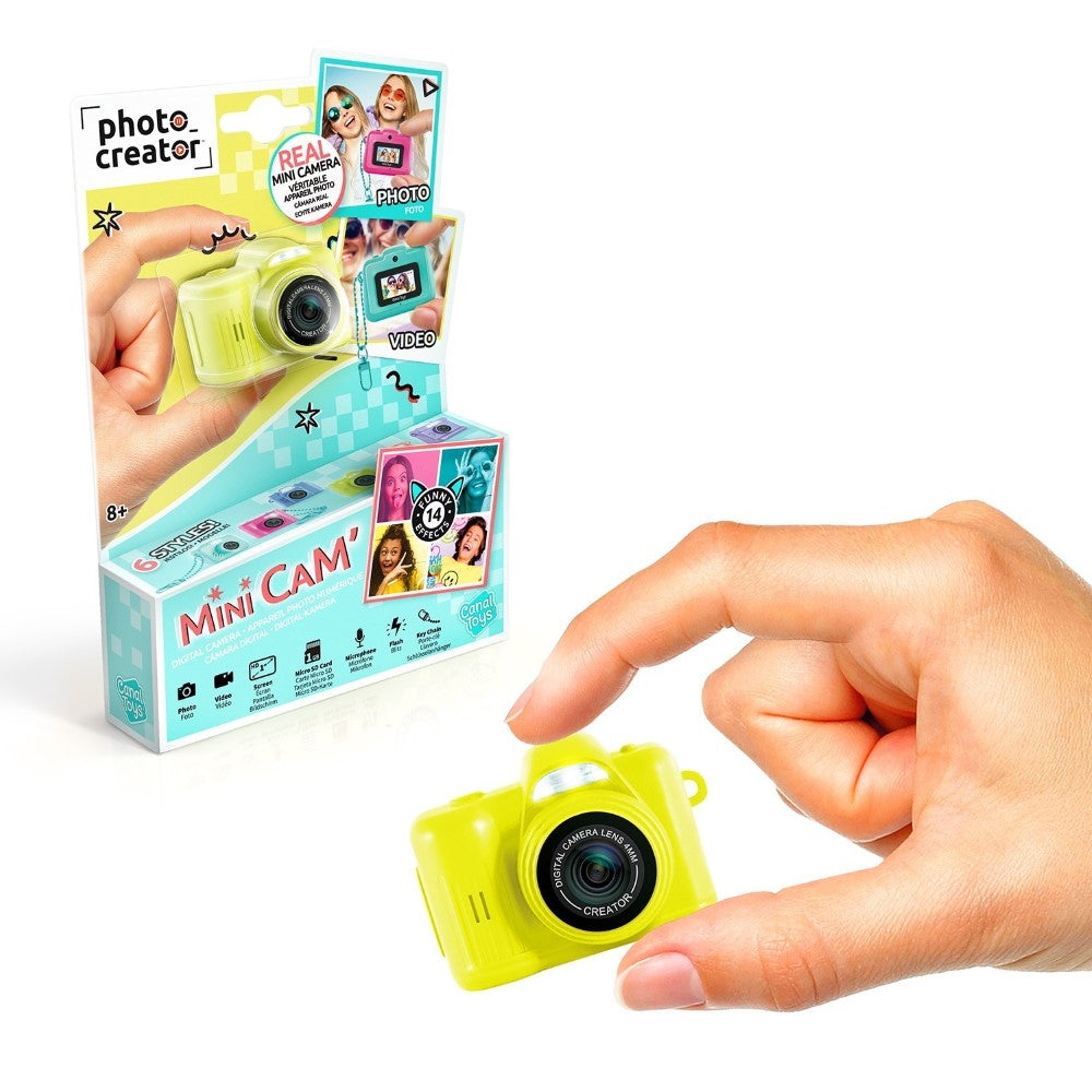 Canal Toys – Photo Creator – Appareil Photo Numérique Mini Cam’ – avec porte-clé inclus – CLK 050
