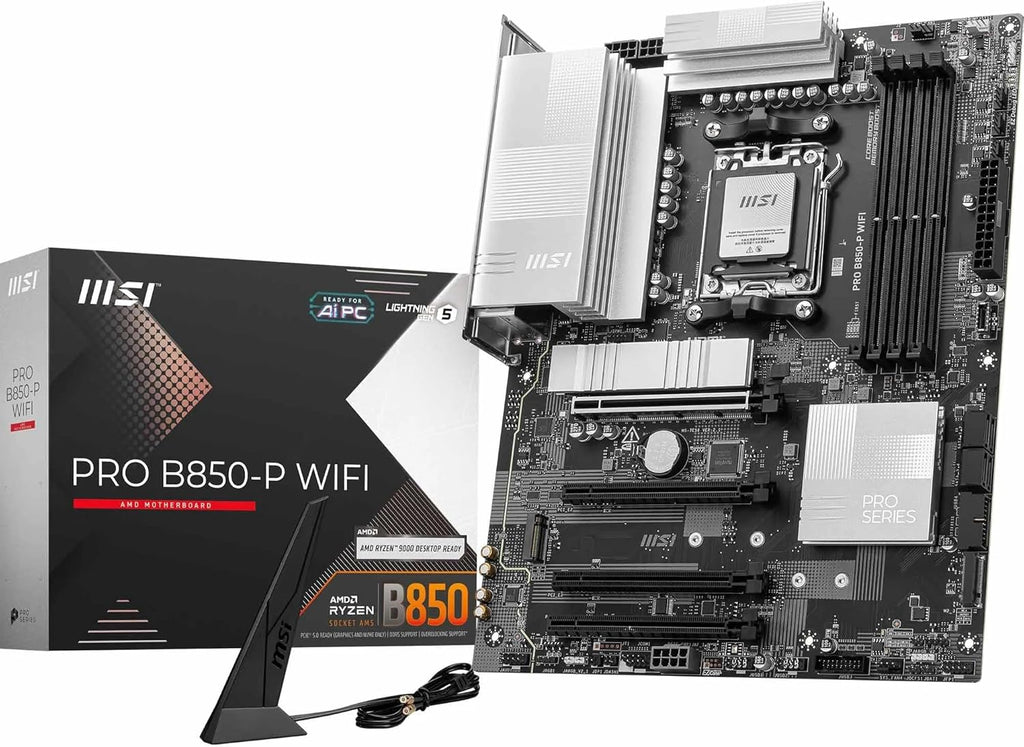 MSI carte mère PRO B850-P WIFI AMD B850 Socket AM5 ATX