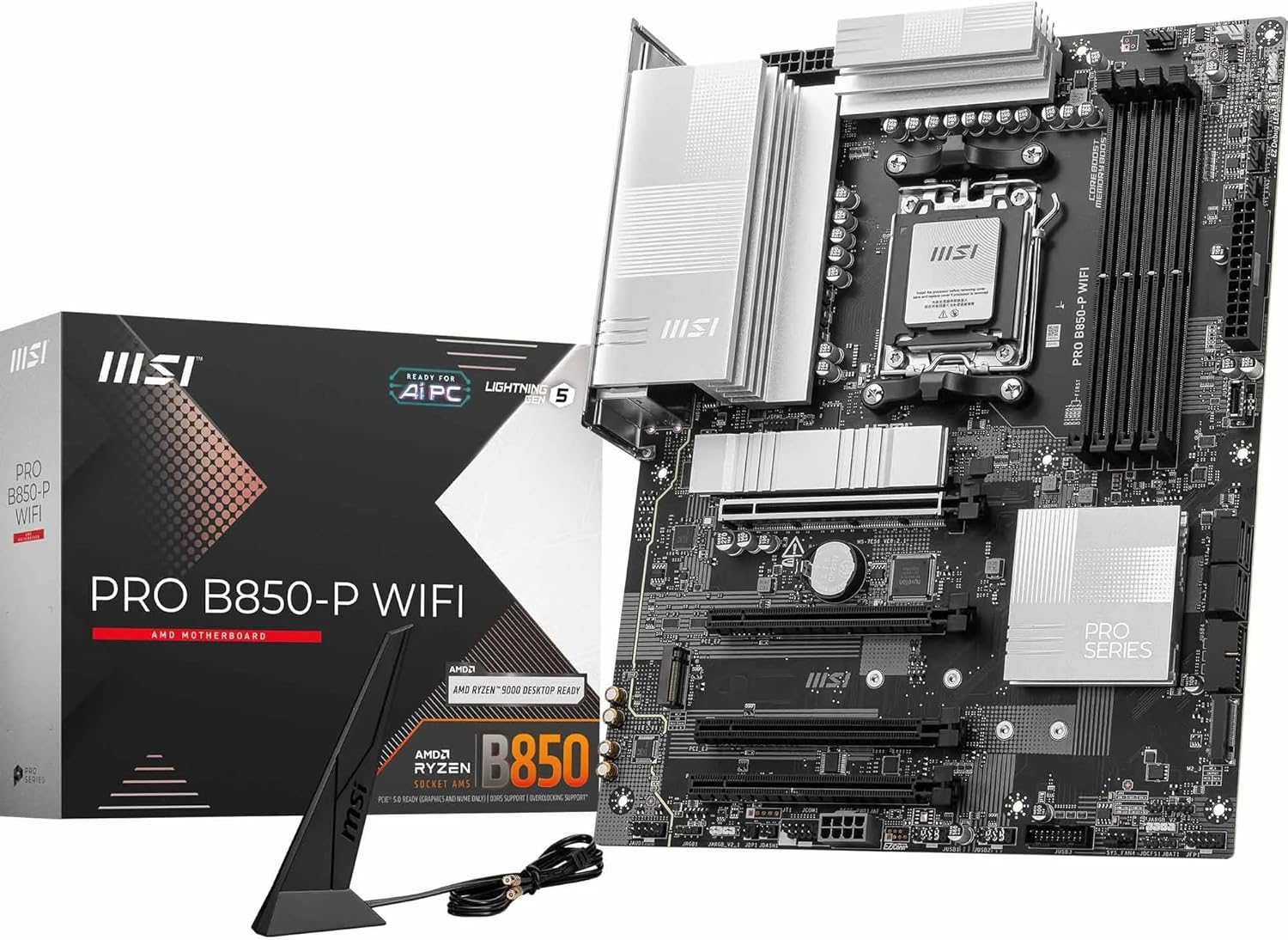 MSI carte mère PRO B850-P WIFI AMD B850 Socket AM5 ATX