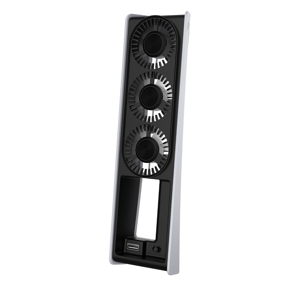 AKUMA VENTILATEUR CYBER W02 LED pour PS5 SLIM avec PORT USB