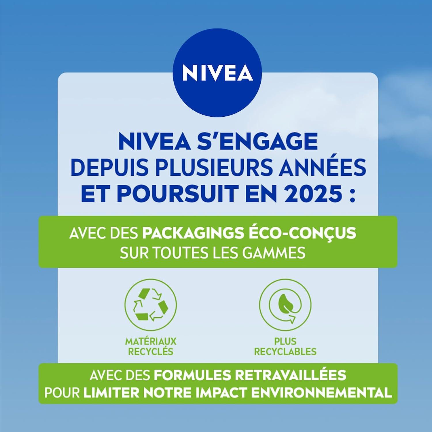 NIVEA Lingettes nettoyantes visage Fraîcheur, 25 lingettes