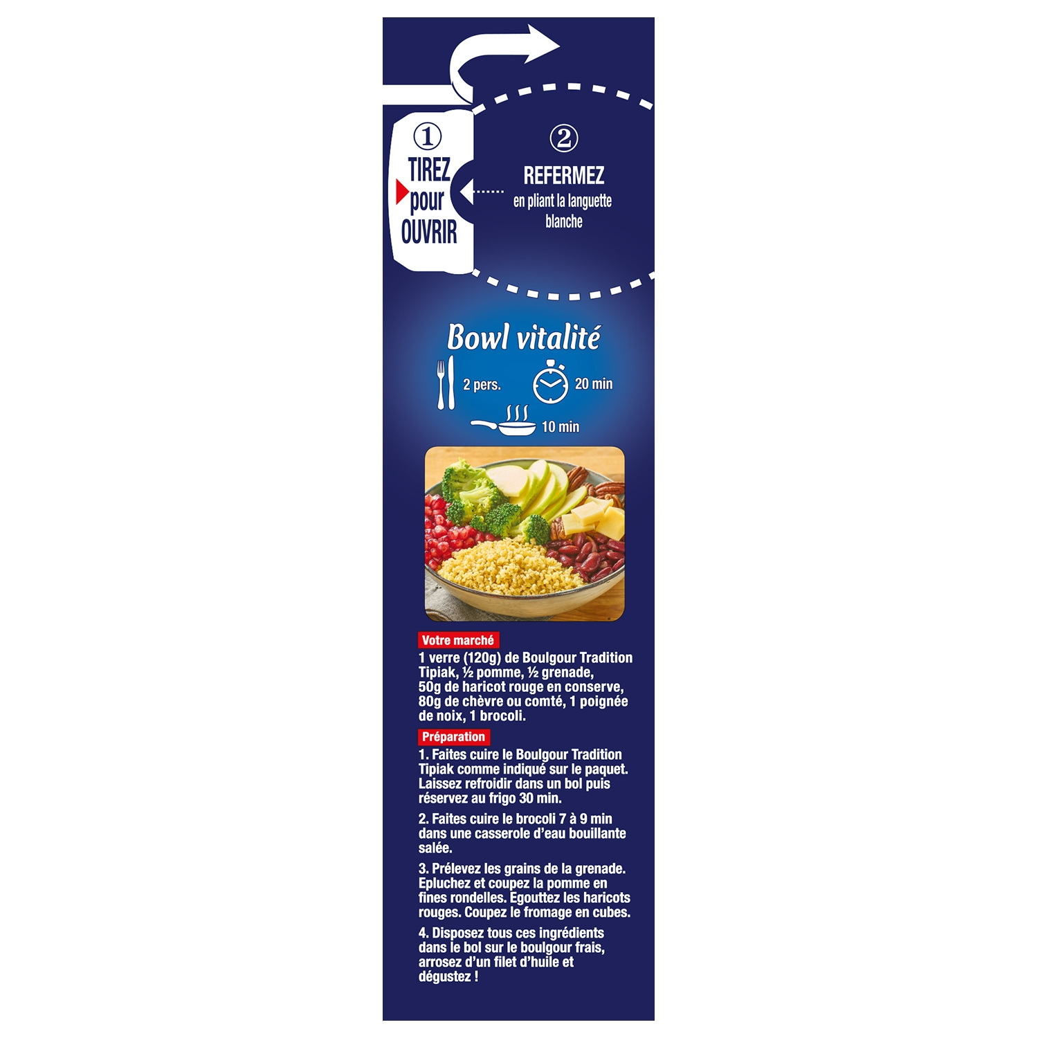 TIPIAK Boulgour Tendre et Fondant 8min 450g
