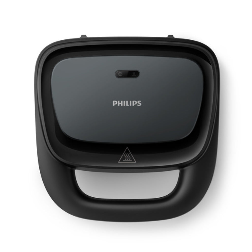 Philips HD2330/90 Série 3000 Appareil à croque-monsieur toaster panini noir 750 W