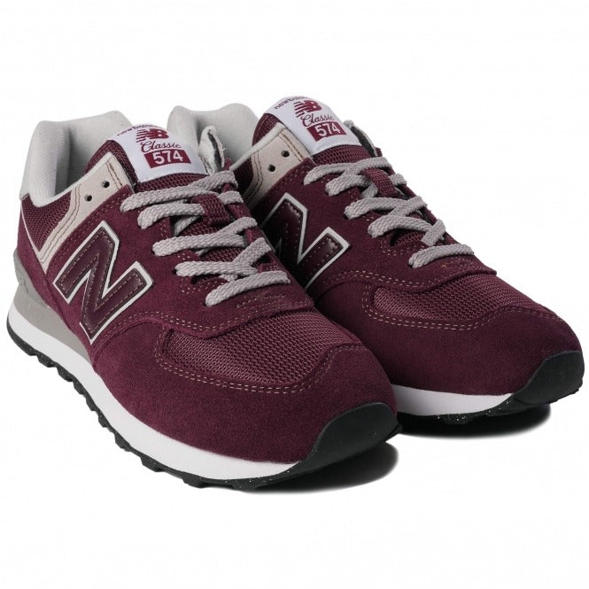 New Balance 574 Bordeaux/Blanc