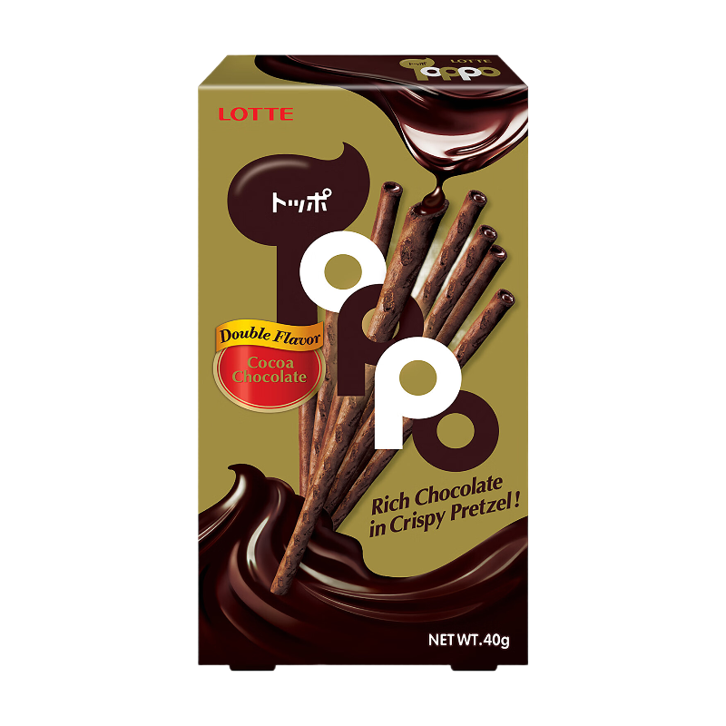 LOTTE Toppo Bâtonnets de biscuit fourrés à la noix de coco - 40 g