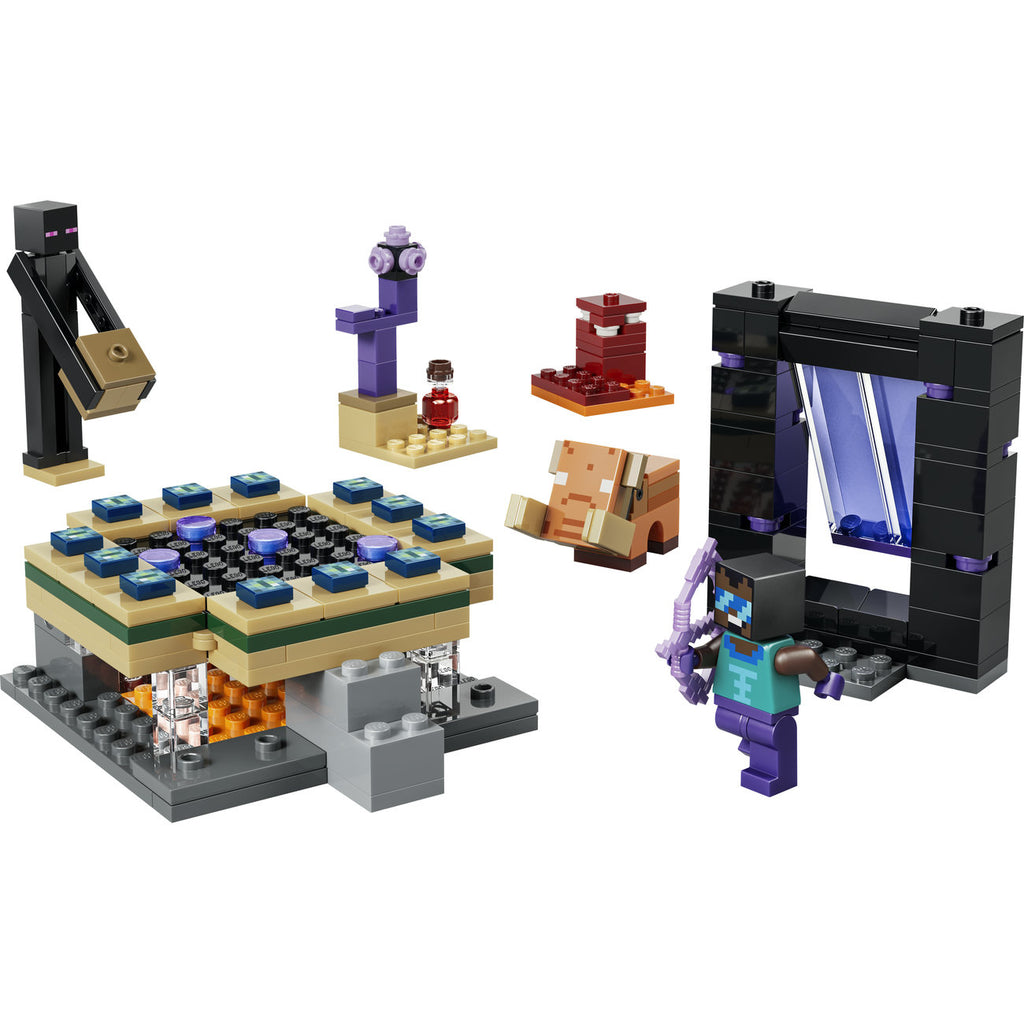 LEGO Minecraft 21584 Voyage à travers les Portails du Nether et de l’Ender