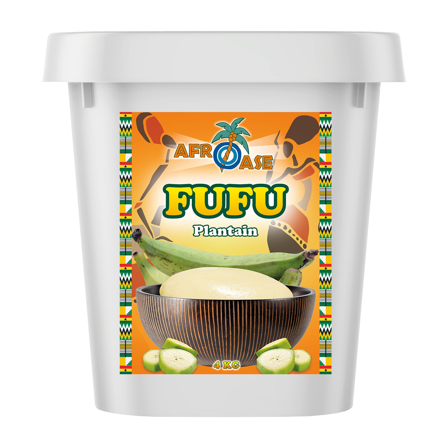 Afroase Farine de plantain pour Fufu - 4 kg