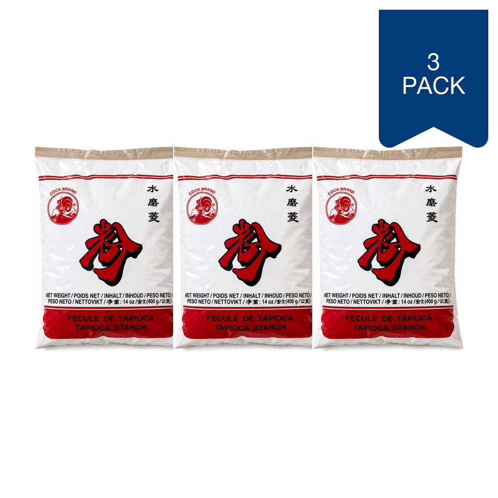 Cock Brand Fécule de tapioca - 400 g ( Lot de 3)