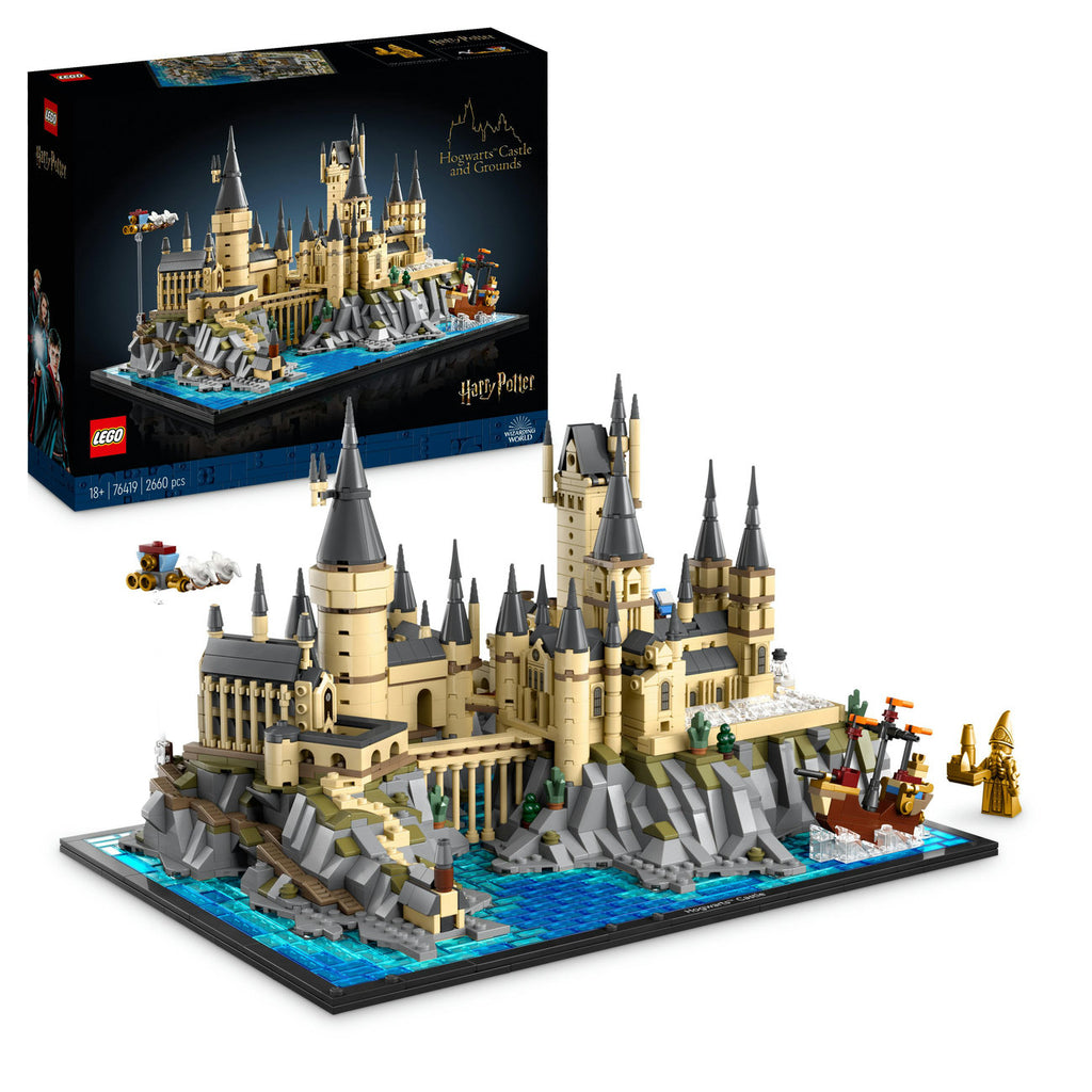 LEGO Harry Potter 76419 Château de Poudlard et ses environs Set de construction de collection pour adulte