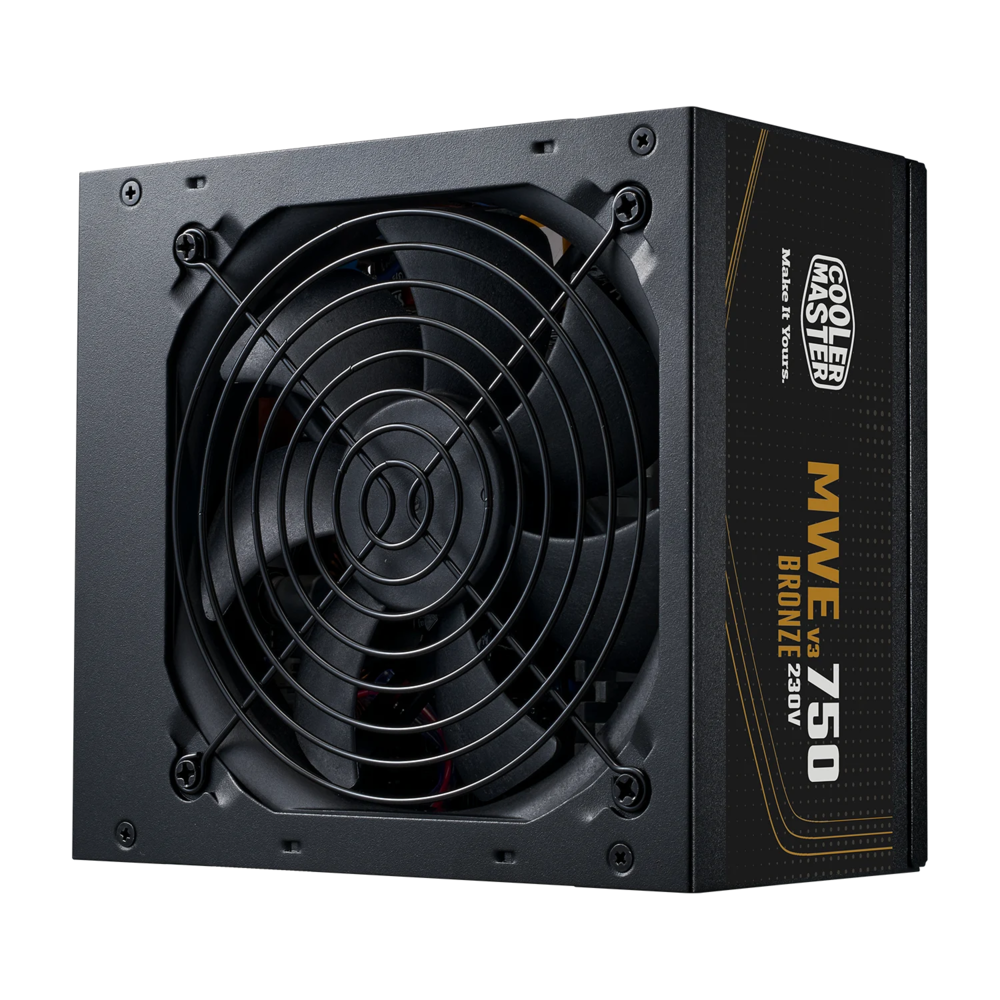 Cooler Master MWE 750W V3 ATX 3.1 - 80+ BRONZE - 750 WATTS