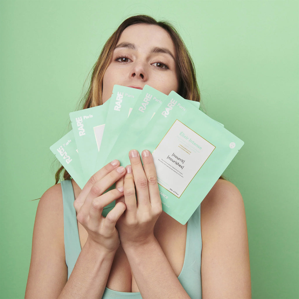 RARE Paris Boîte de Masques Elixir Intense (5 Feuilles)