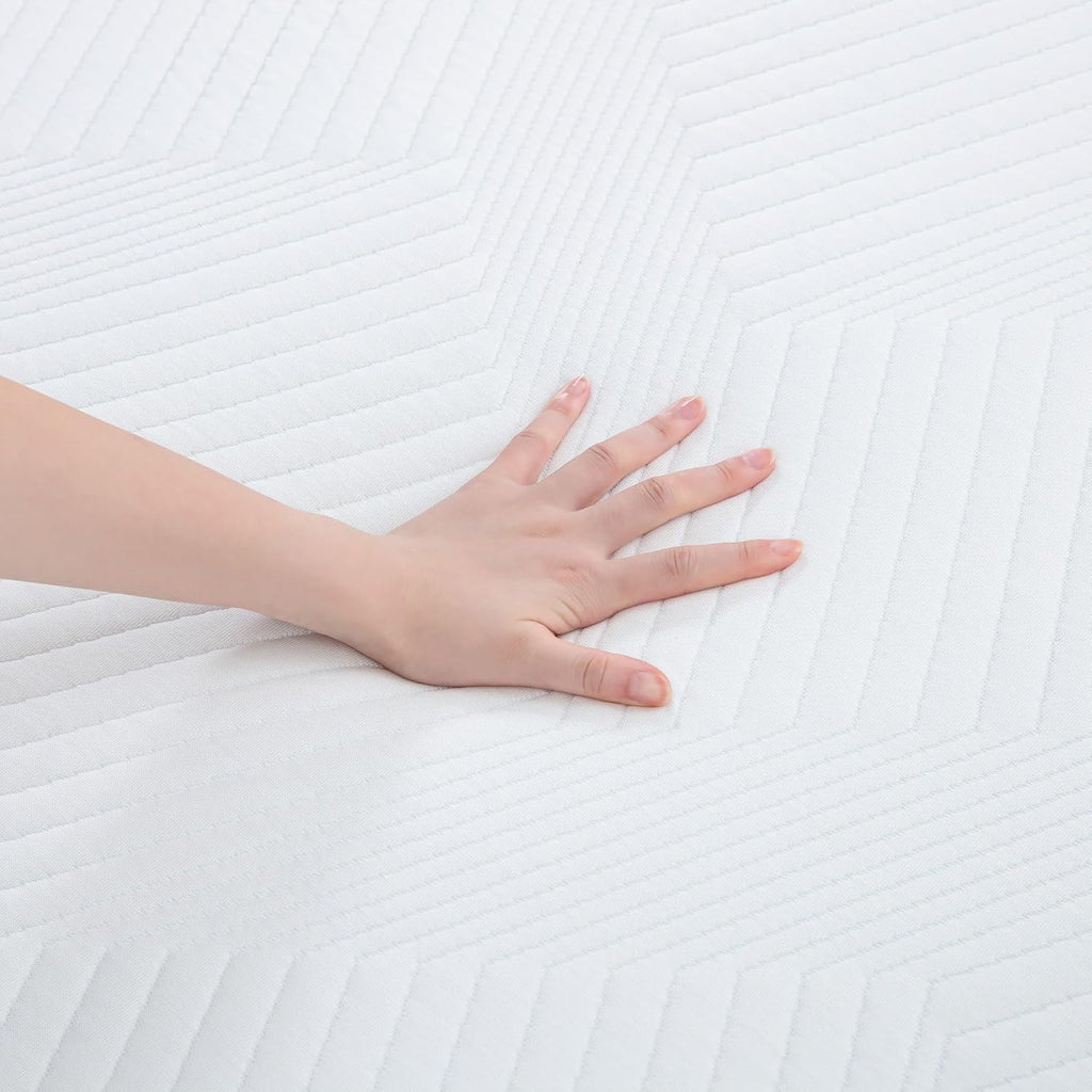 MLILY Matelas PRO 100 x 200 cm – Mousse froide + Mémoire de forme 7 zones, Fermeté H2 & H3, matelas roulé 2-en-1 en mousse gel, Hauteur 22 cm, Certifié OEKO-TEX