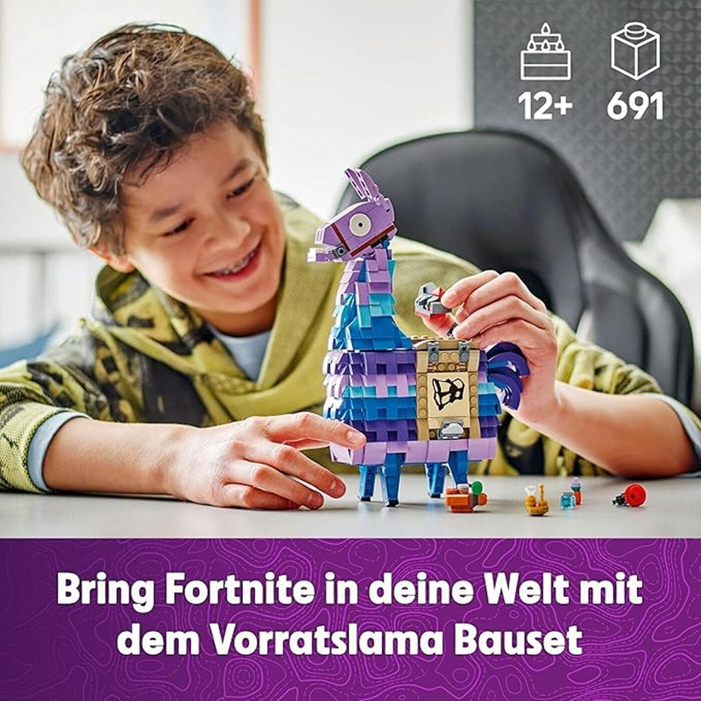 LEGO Fortnite Set de Construction Lama de Ravitaillement Lot de 691