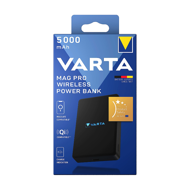 VARTA MAG PRO WIRELESS 5000 Noir
