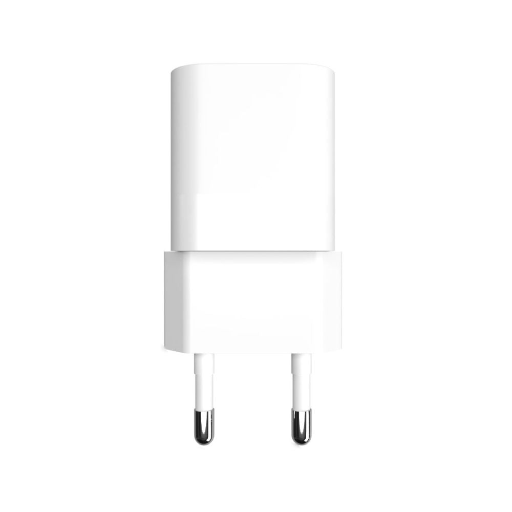 FIXED Mini Chargeur de voyage USB-C/USB 20W, Blanc