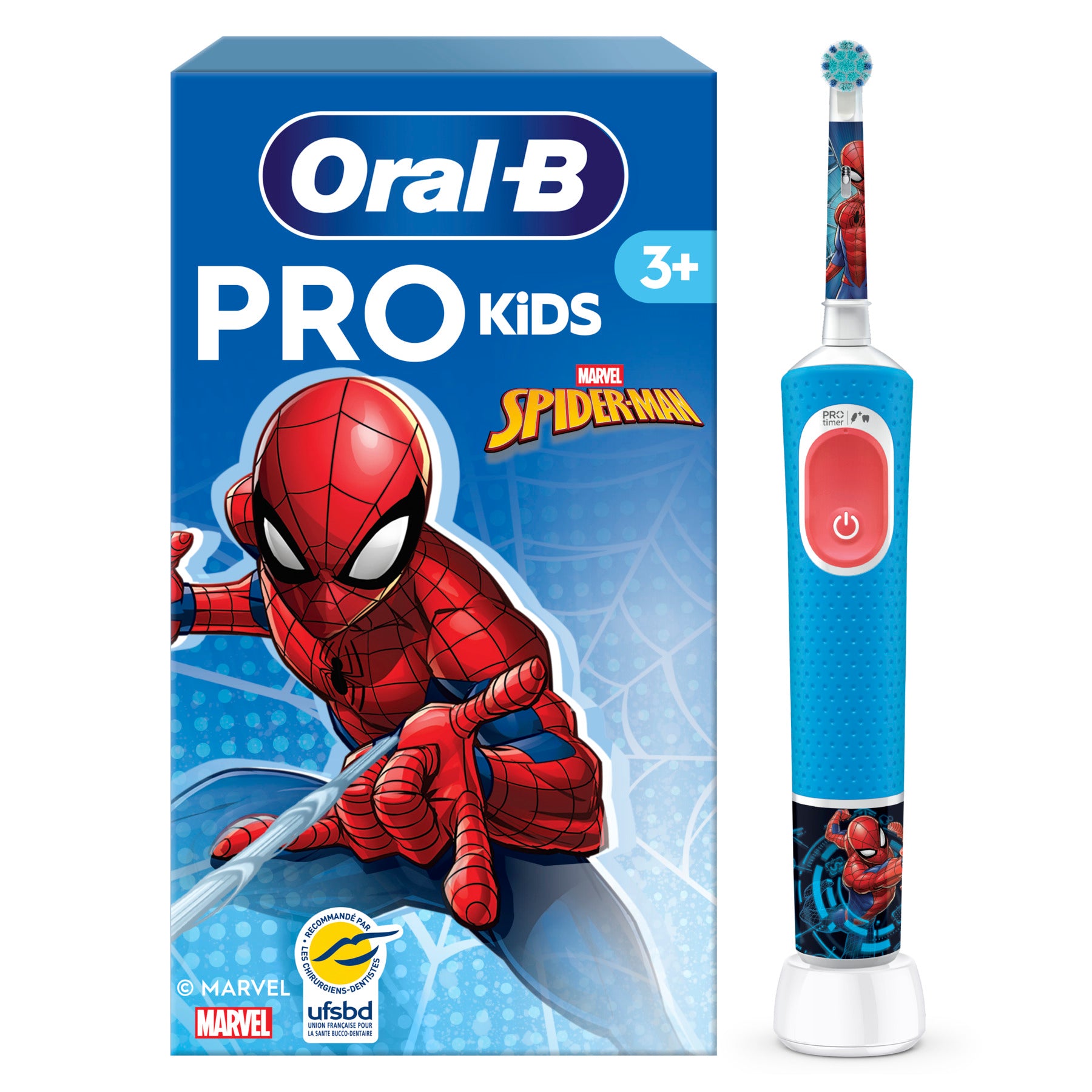 Oral-B Pro pour enfants Spider-Man Brosse à dents électrique