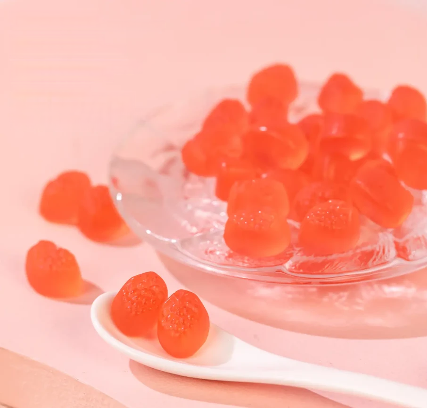 WANT WANT Bonbons gélifiés QQ saveur fraise - 70 g