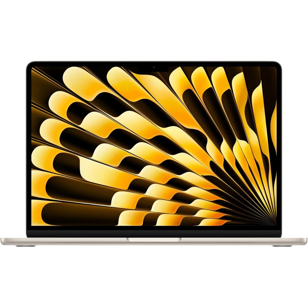 Apple MacBook Air 15 pouces puce M5 CPU 10 cœurs GPU 10 cœurs 16 Go RAM 512 Go SSD Lumière stellaire, AZERTY