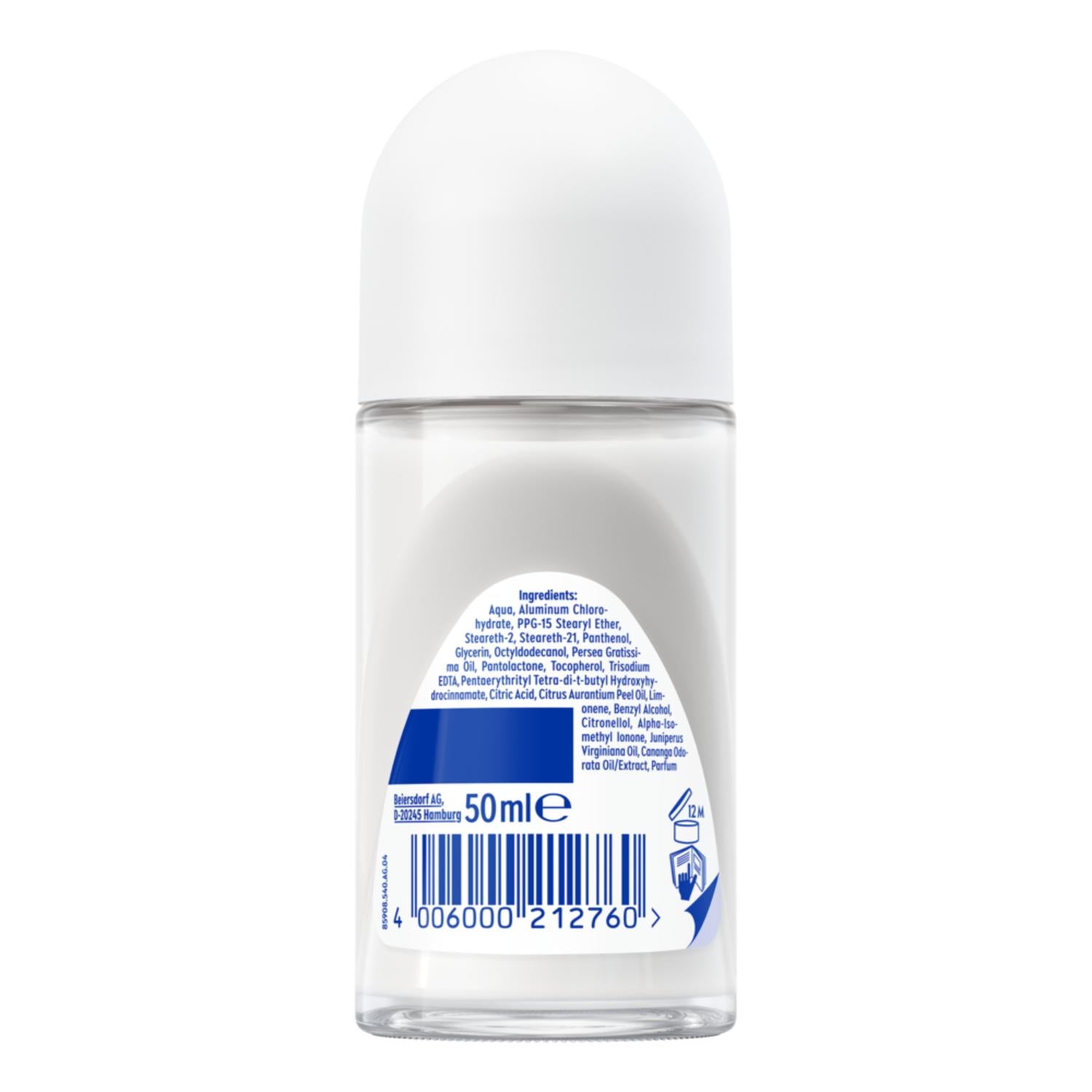 NIVEA Déodorant Femme Aisselles Protect & Care Protection 72h Bille 50ml