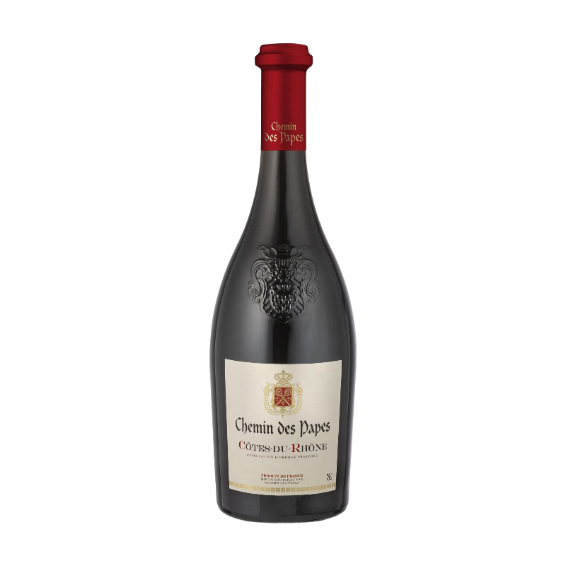 Chemin des Papes Vin rouge Côtes du Rhône AOP 2024 75 cl