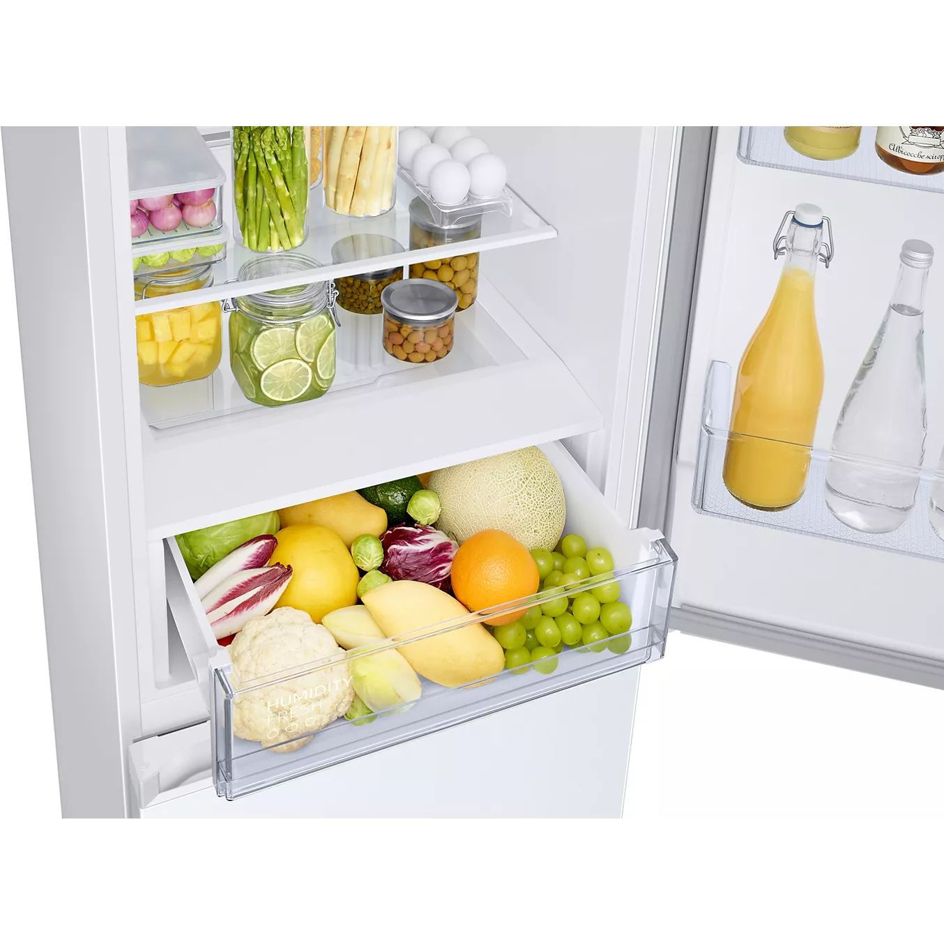 Samsung Réfrigérateur Combiné RB38C600EWW Blanc 390L Classe E