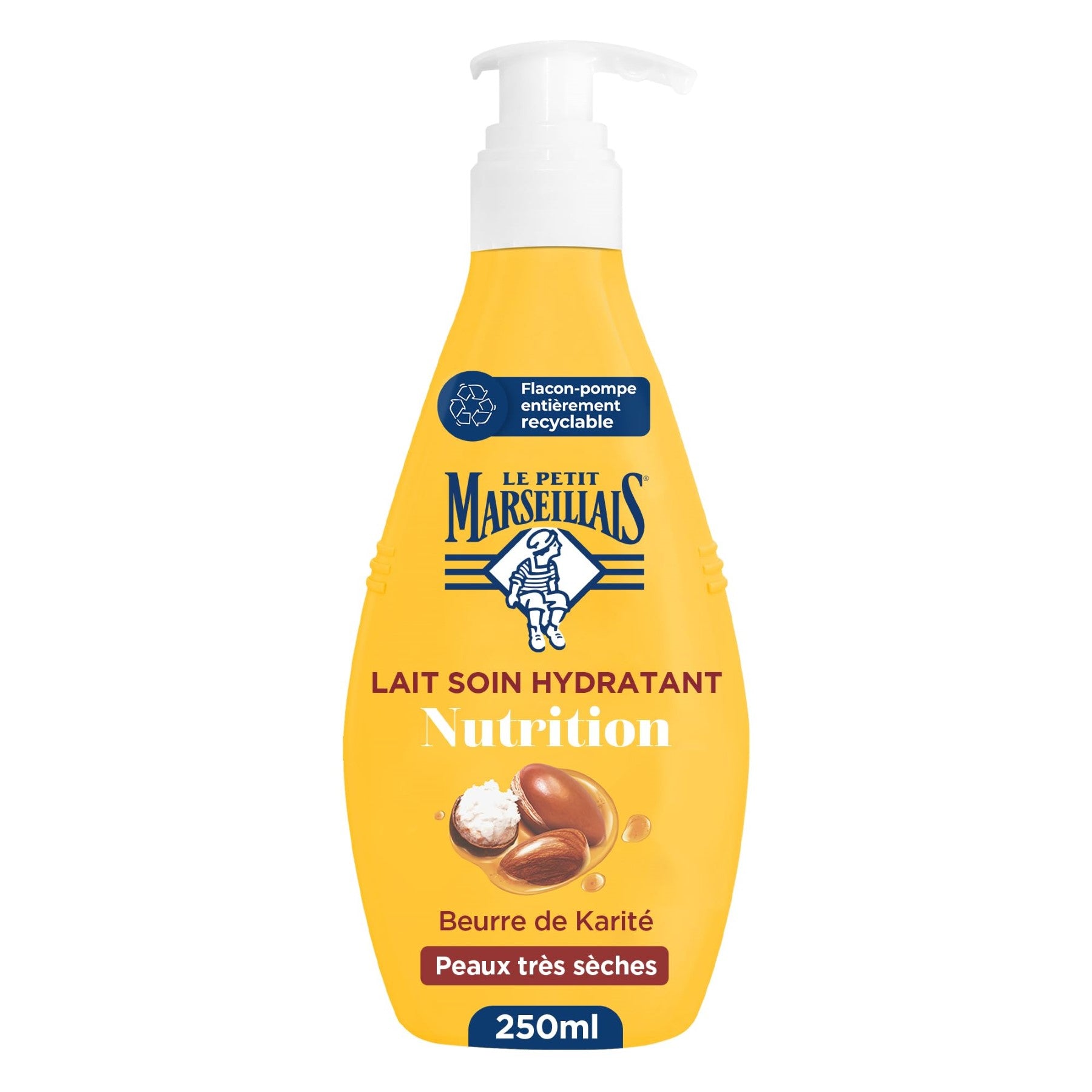 Le Petit Marseillais Lait Soin Hydratant Nutrition Flacon 250 ml